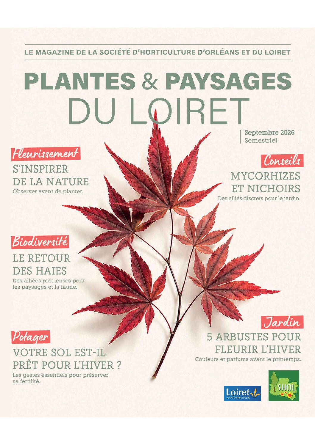 Plantes et Paysages du Loiret – Septembre 2026
